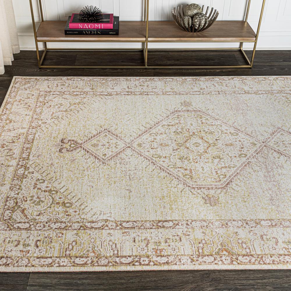Lila Modern Tribal Medallion Area Rug. Picture 5