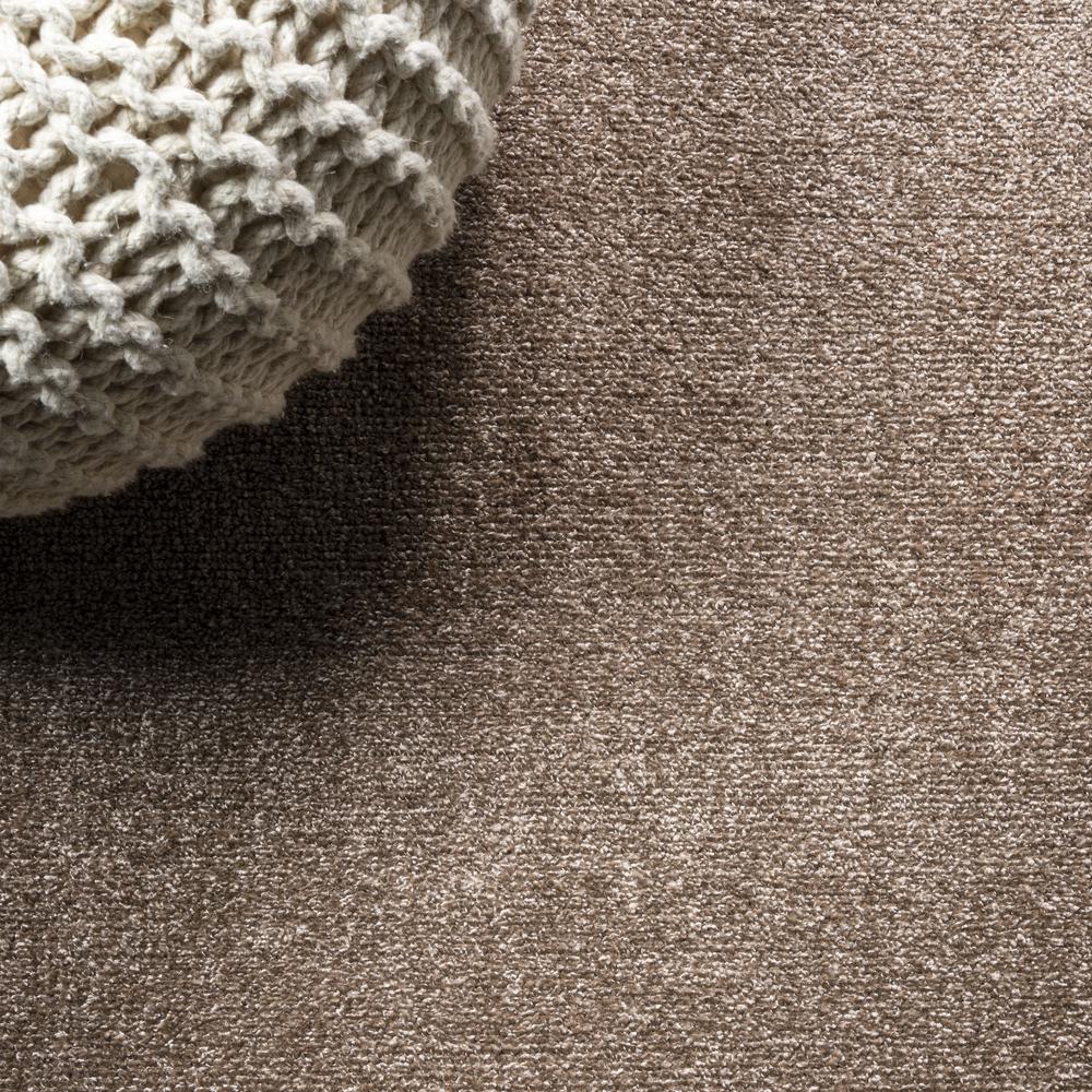 Haze Solid Low Pile Area Rug Brown. Picture 8