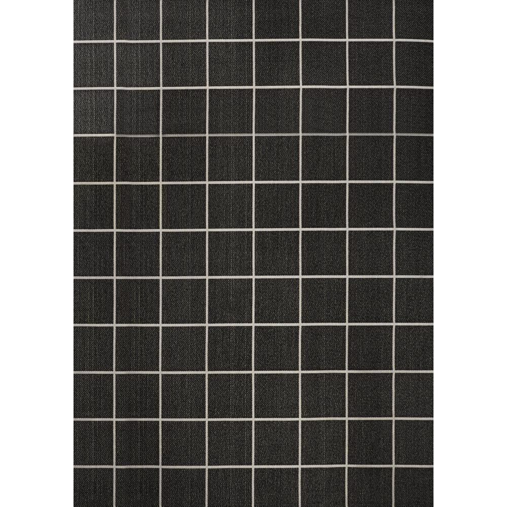Grid Modern Squares Indoor/Outdoor Area Rug. Picture 1