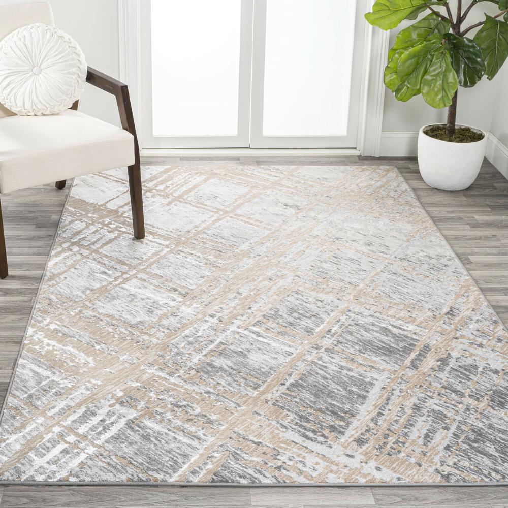 Slant Modern Abstract Area Rug. Picture 5