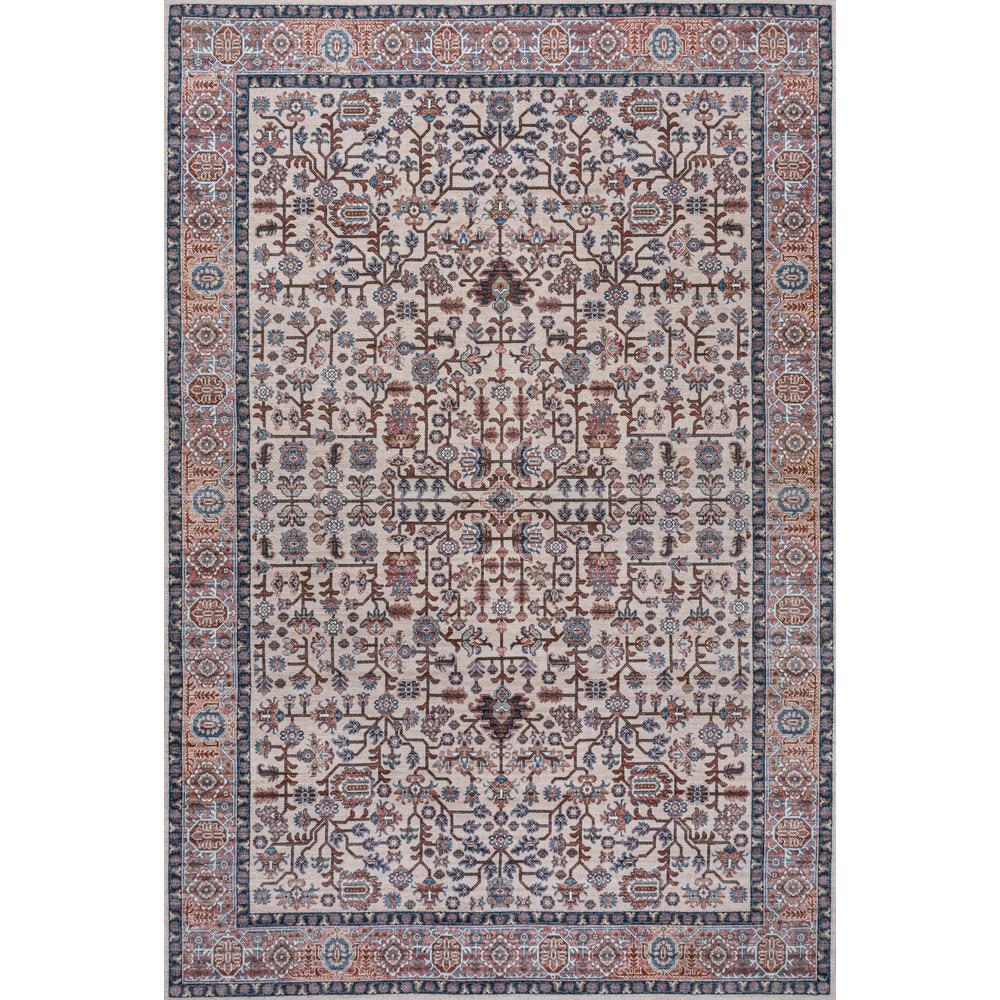 Kemer All-Over Persian Machine-Washable Runner Rug. Picture 1