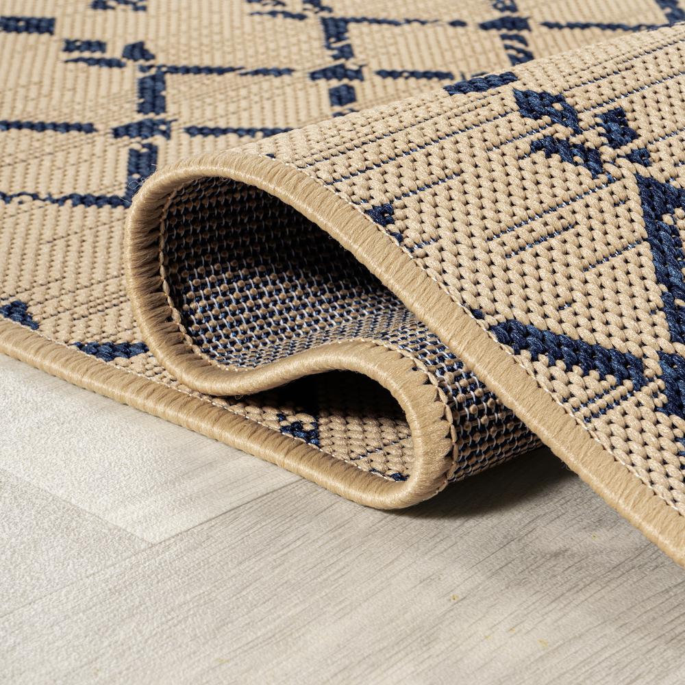 Ourika Moroccan Geometric Textured Weave Indoor/Outdoor Area Rug. Picture 14