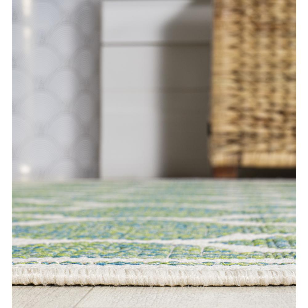 Trebol Moroccan Trellis Textured Weave Indoor/Outdoor Area Rug. Picture 19