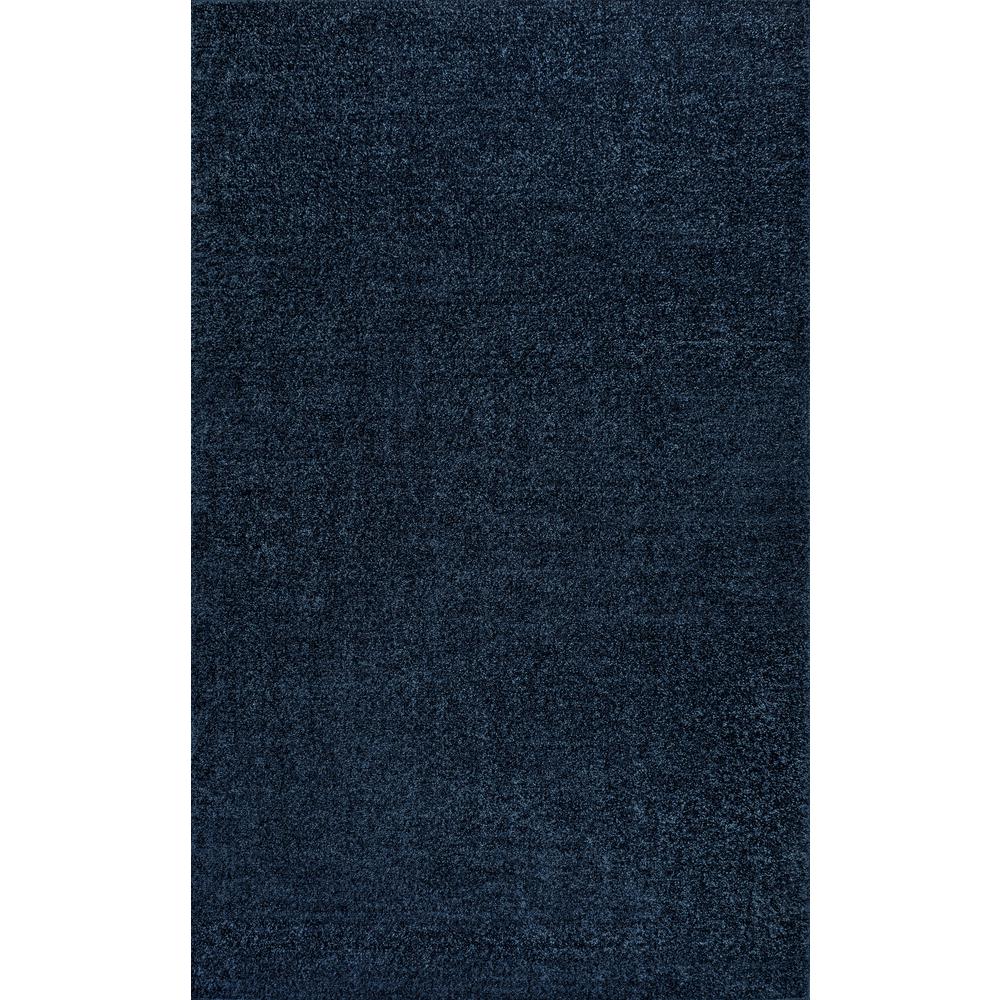 Haze Solid Low Pile Area Rug Navy. Picture 1