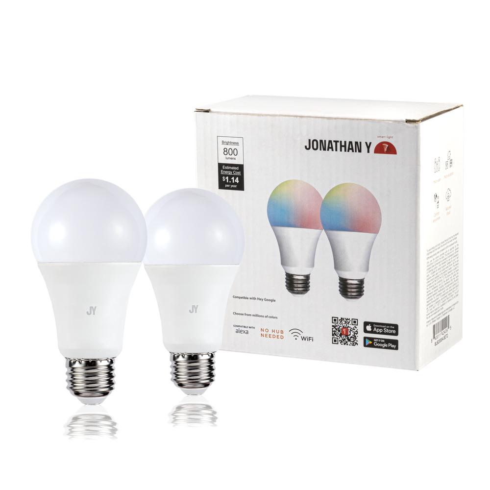 Smart A Dimmable Light Bulb - Dimmable Color Changing LED (Pack of 2). Picture 3