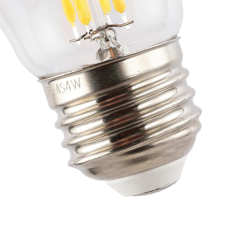 Classic Non-Dimmable G35 4-Watt LED Edison Glass Bulbs with E26 Base (Pack of 6). Picture 3