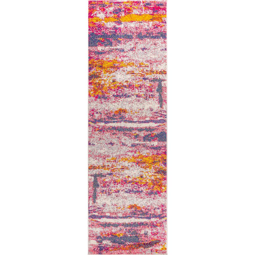 Contemporary Pop Modern Abstract Brushstroke Area Rug. Picture 1