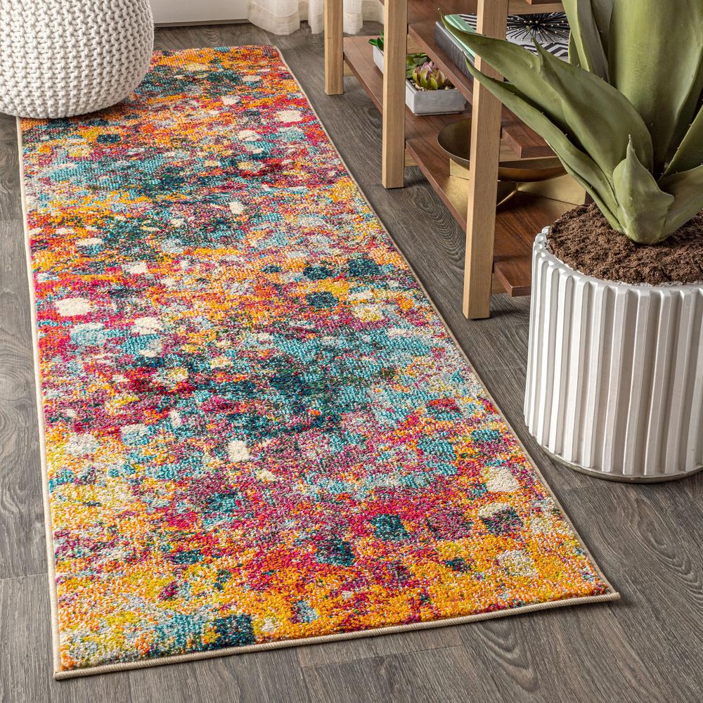 Inspired Contemporary Pop Modern Abstract Area Rug. Picture 3