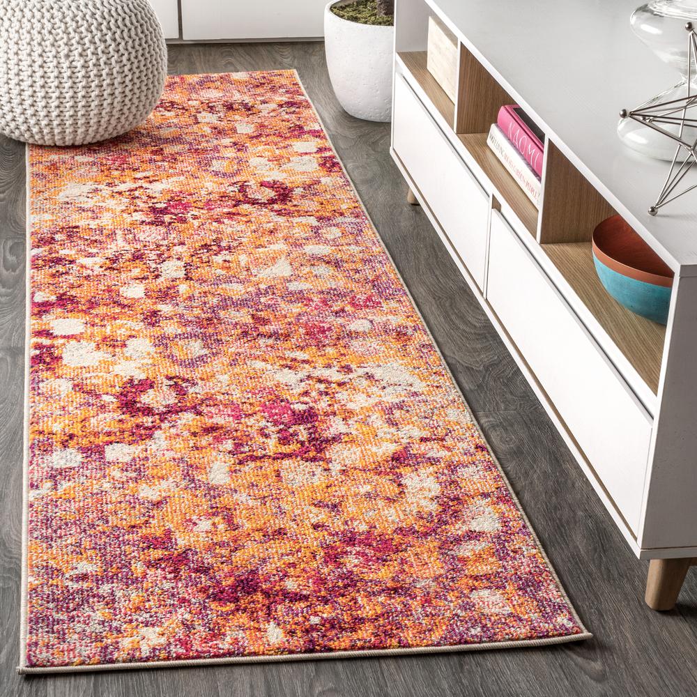 Inspired Contemporary Pop Modern Abstract Area Rug. Picture 3