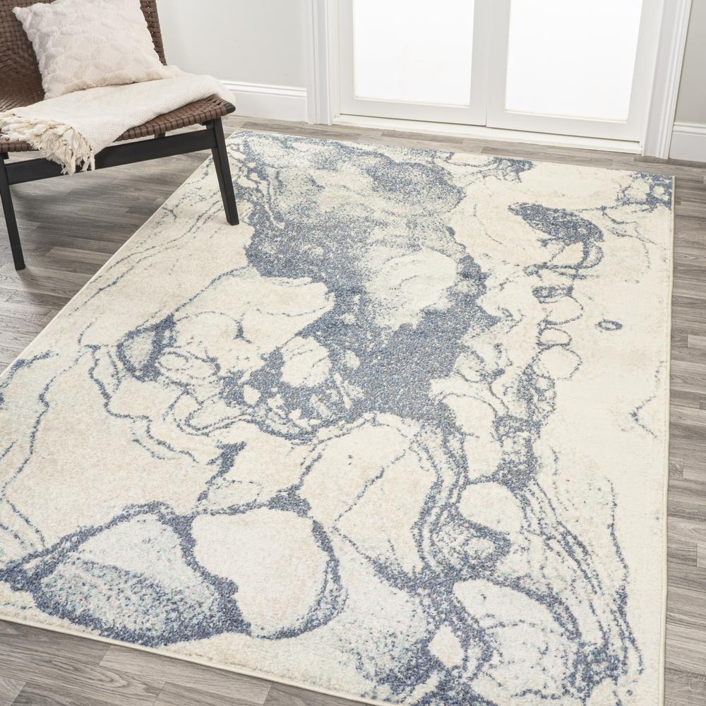 Marmo Abstract Marbled Modern Area Rug. Picture 3