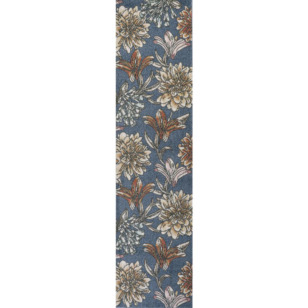 Giglio Modern Botanical Flower Area Rug. Picture 1