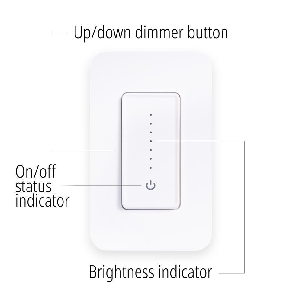 Smart Ligting Touchslide Dimmer Switch Wifi Remote App Control Compatible. Picture 4