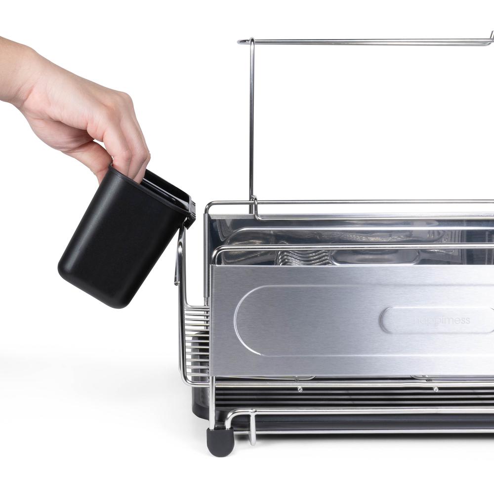 Compact Fingerprint-Proof Stainless Steel Dish Drying Rack. Picture 7