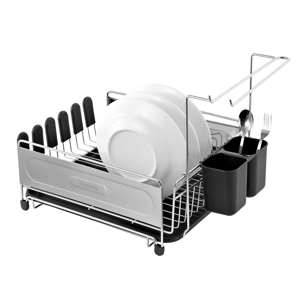 Compact Fingerprint-Proof Stainless Steel Dish Drying Rack. Picture 11