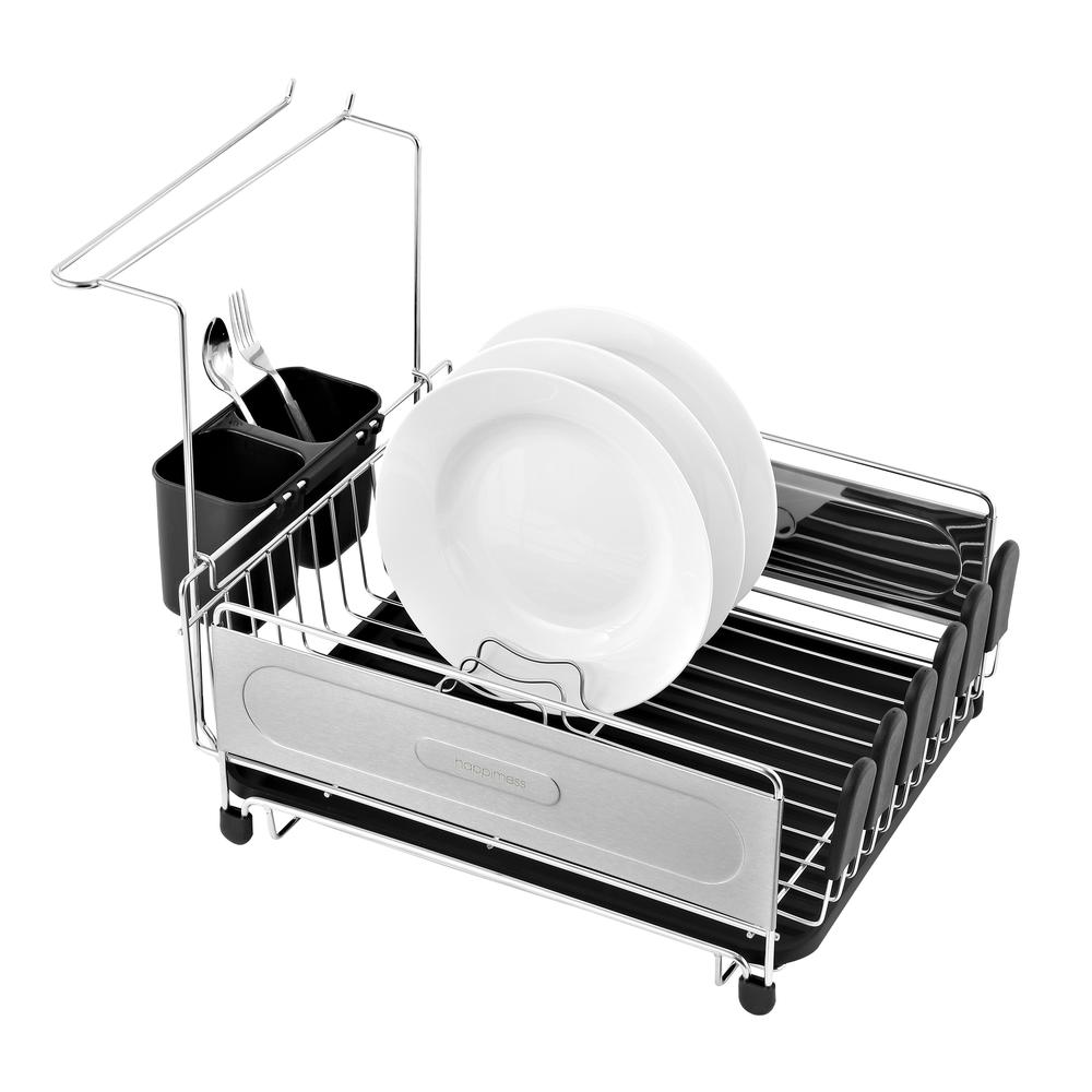 Compact Fingerprint-Proof Stainless Steel Dish Drying Rack. Picture 12