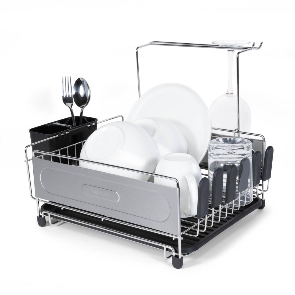 Compact Fingerprint-Proof Stainless Steel Dish Drying Rack. Picture 13