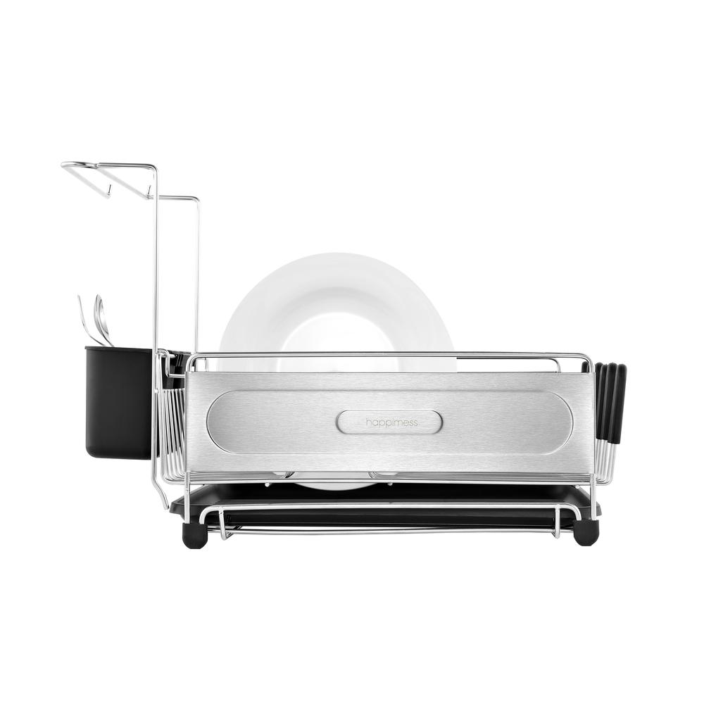 Compact Fingerprint-Proof Stainless Steel Dish Drying Rack. Picture 14