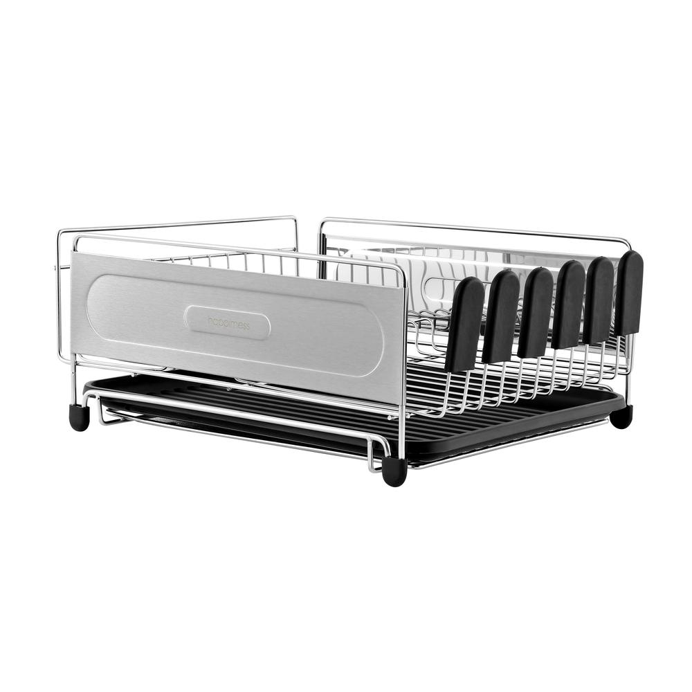 Compact Fingerprint-Proof Stainless Steel Dish Drying Rack. Picture 4