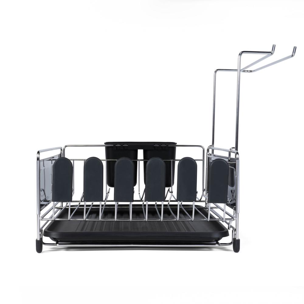 Compact Fingerprint-Proof Stainless Steel Dish Drying Rack. Picture 16