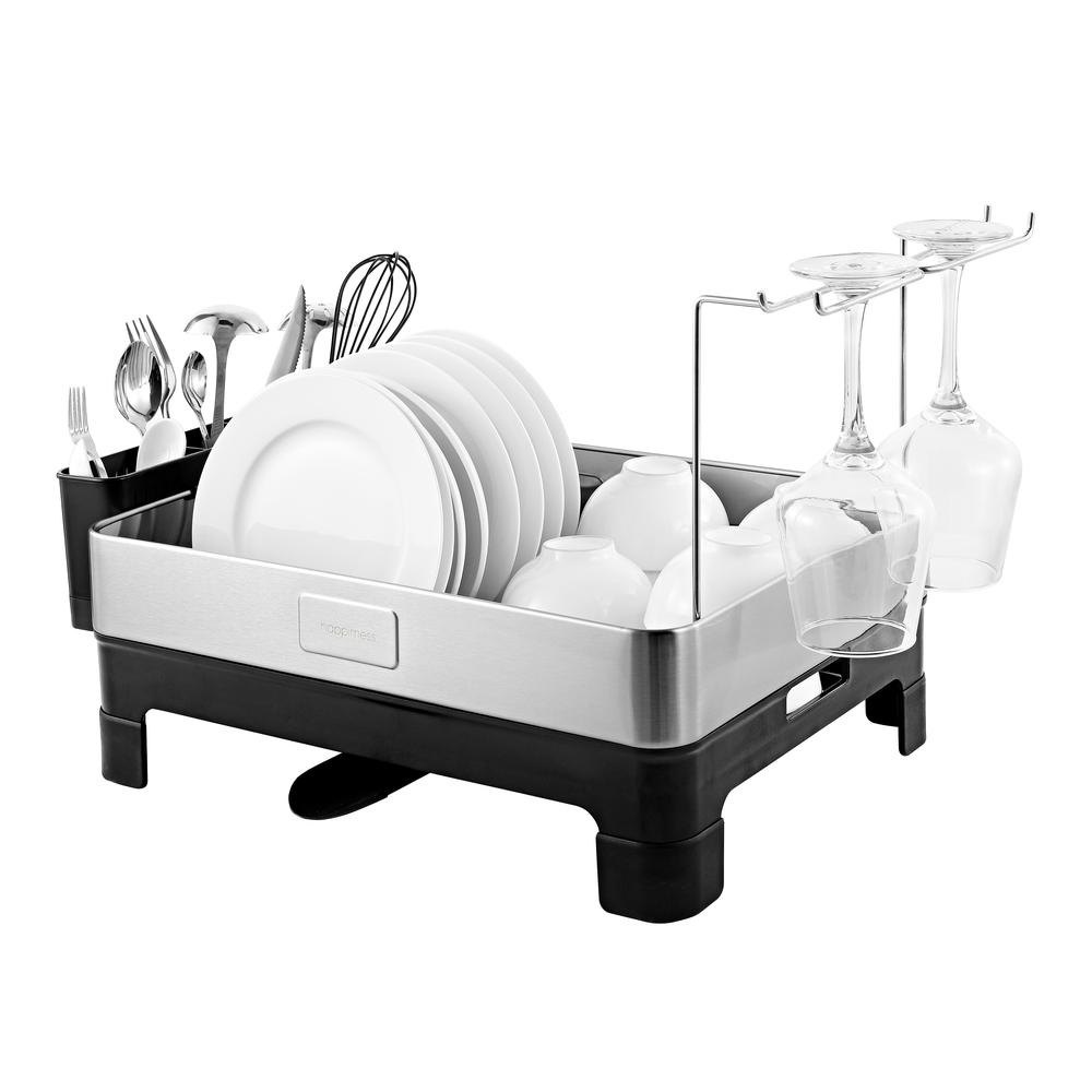Concerto Fingerprint-Proof Stainless Steel Dish Drying Rack. Picture 1