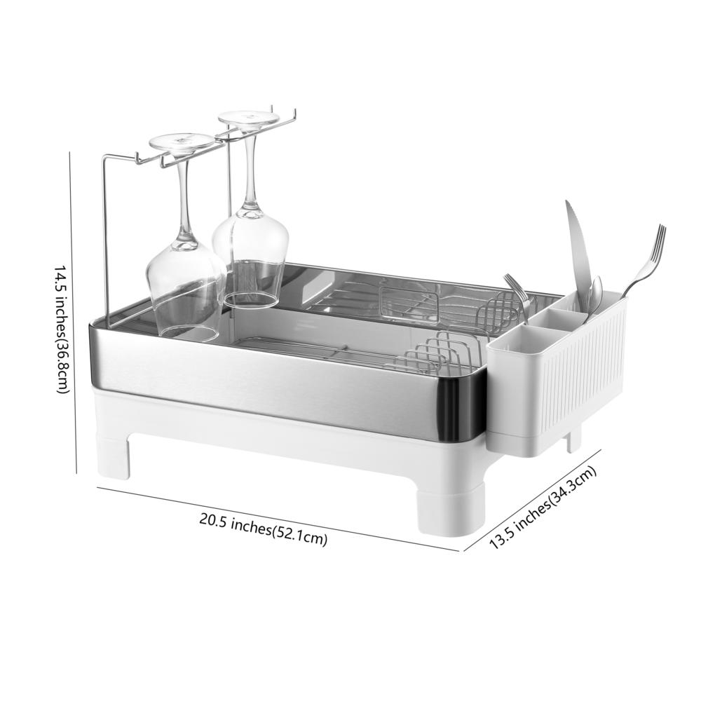 Concerto Fingerprint-Proof Stainless Steel Dish Drying Rack. Picture 12