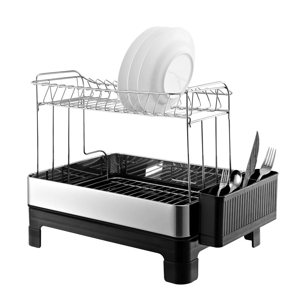 Palazzo Fingerprint-Proof Stainless Steel 2-Tier Dish Drying Rack. Picture 7