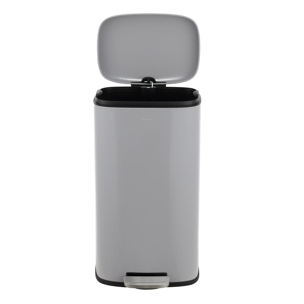Connor Rectangular Trash Can With Soft-Close Lid And Free Mini Trash Can. Picture 2