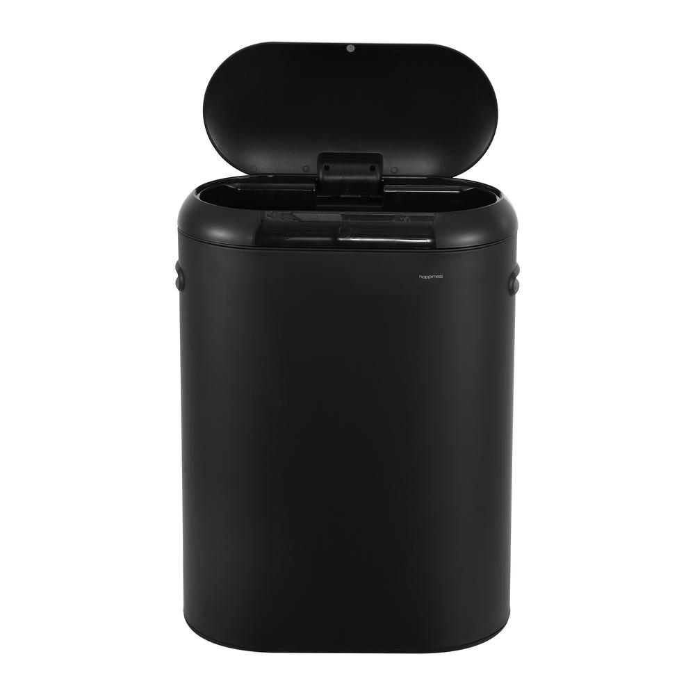 Robo Kitchen Slim Oval Motion Sensor Touchless Trash Can With Touch Mode. Picture 2
