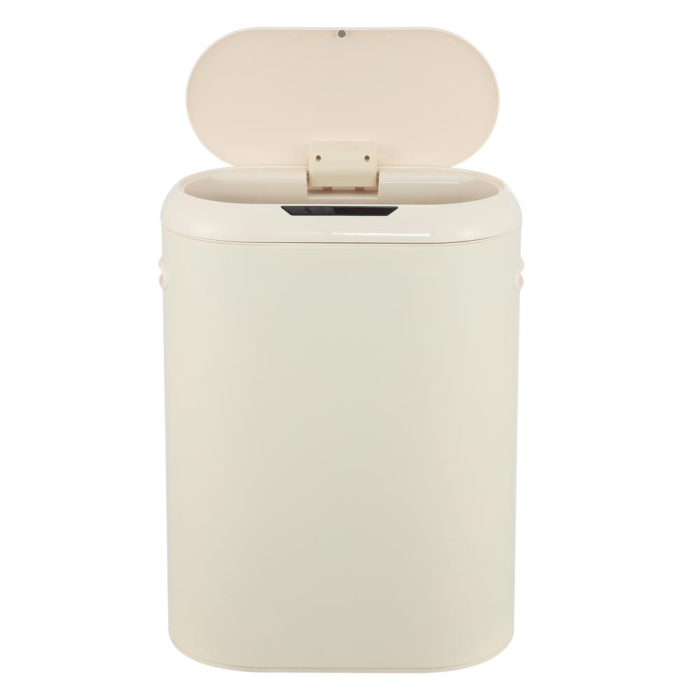 Robo Kitchen Slim Oval Motion Sensor Touchless Trash Can With Touch Mode. Picture 2