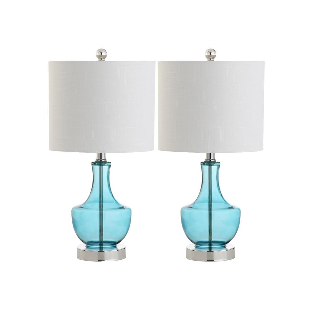 Colette Mini Glass LED Table Lamp (Set of 2). Picture 2