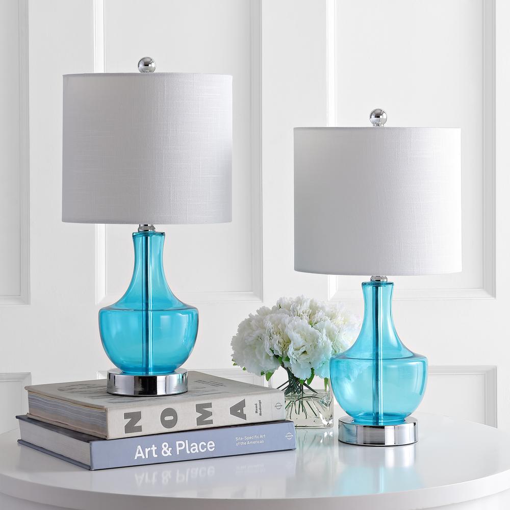 Colette Mini Glass Led Table Lamp (Set Of 2). Picture 4