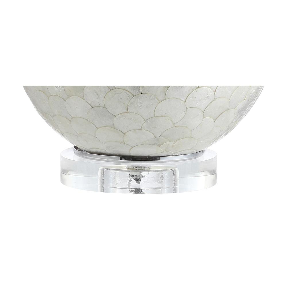 Zuri Capiz Seashell Sphere Led Table Lamp. Picture 4