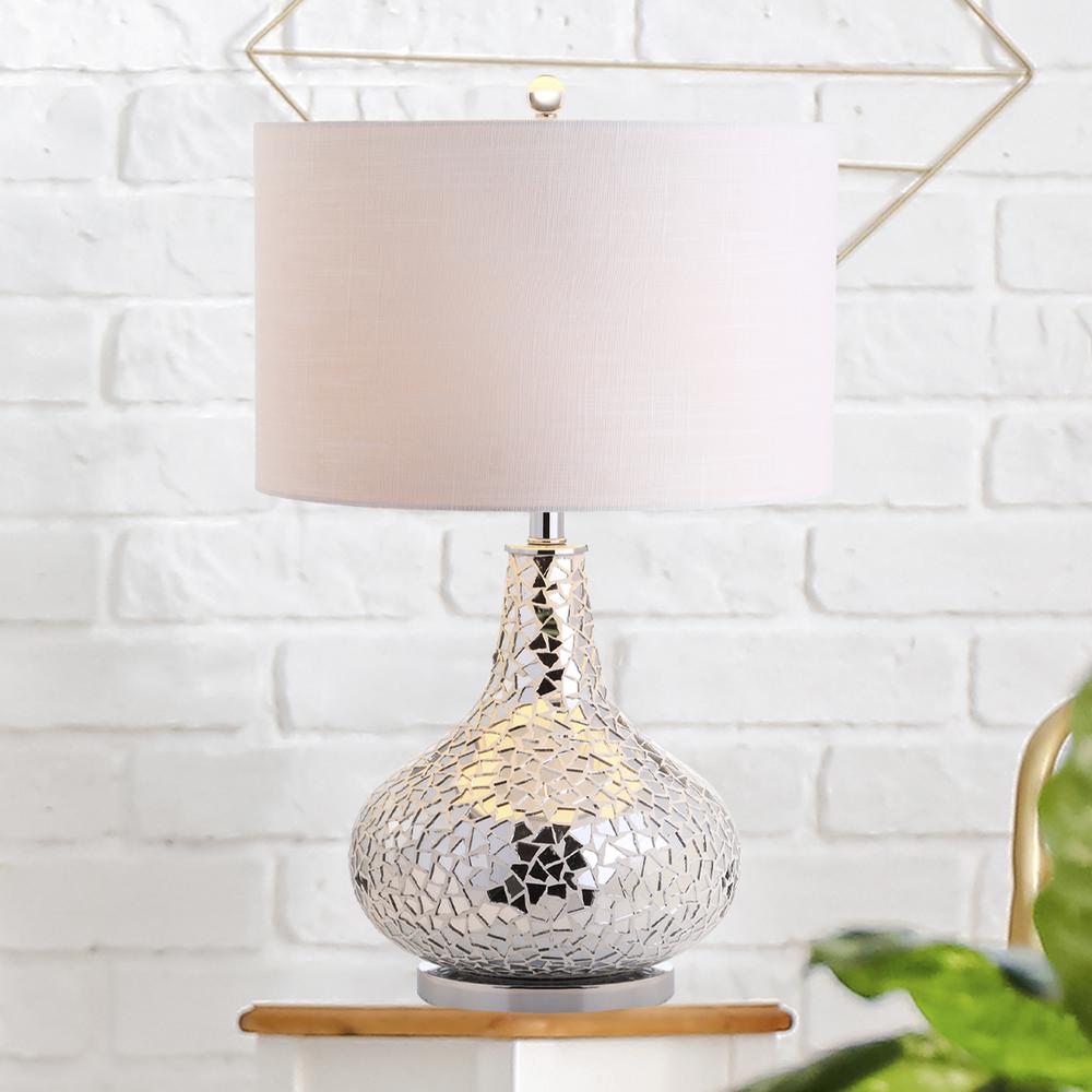 Emilia Mirrored Mosaic LED Table Lamp. Picture 7