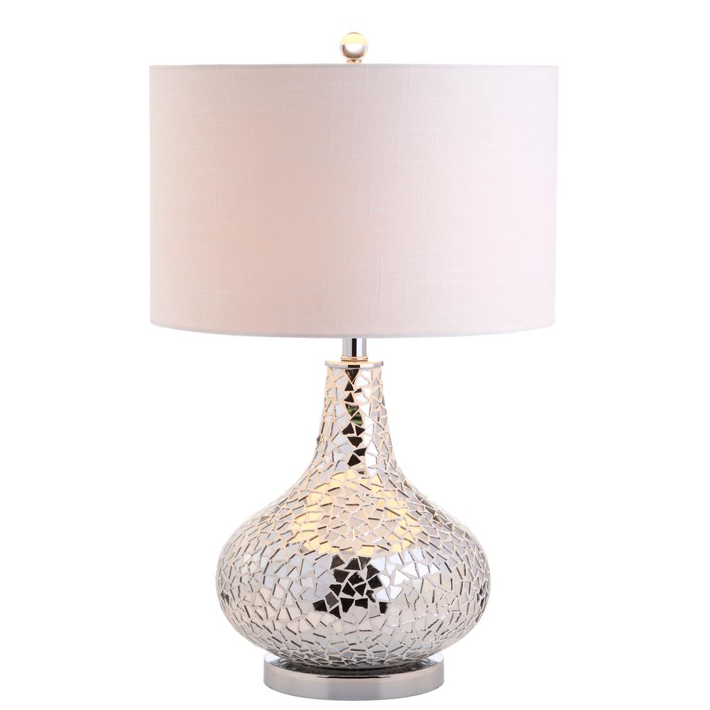 Emilia Mirrored Mosaic LED Table Lamp. Picture 1