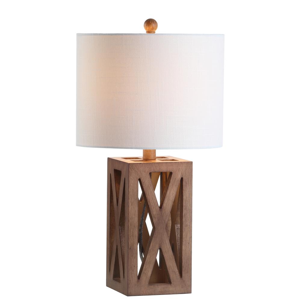 Stewart Wood LED Table Lamp. Picture 1