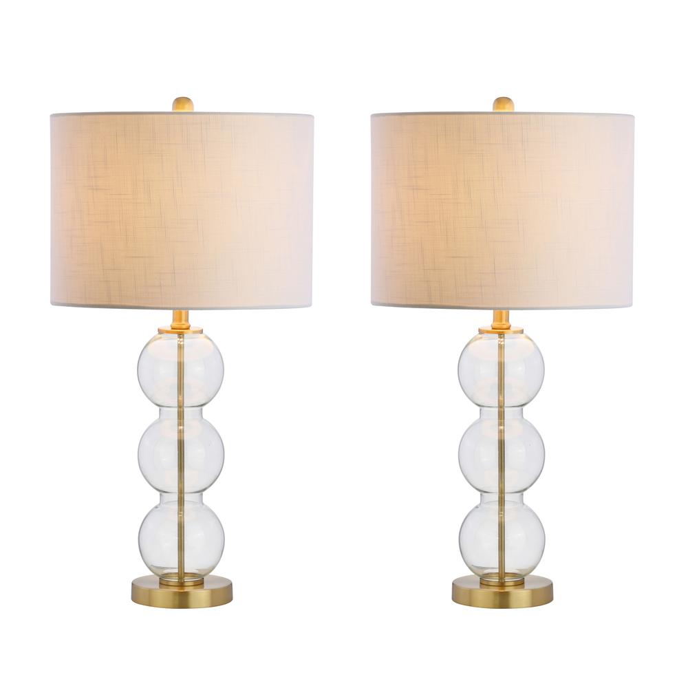Bella Glass Triple Sphere LED Table Lamp (Set of 2). Picture 1