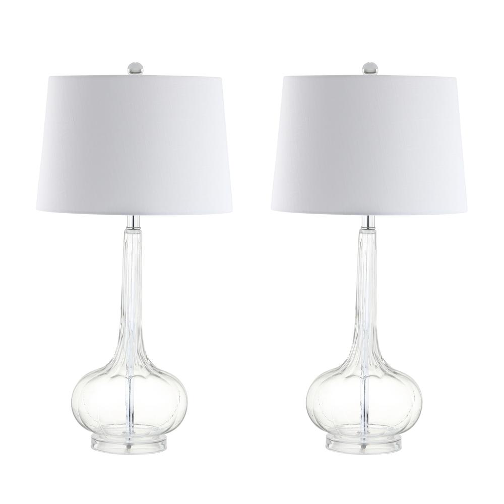 Bette Glass Teardrop LED Table Lamp (Set of 2). Picture 2