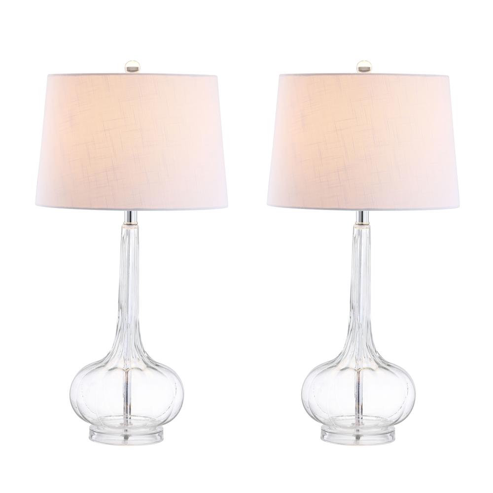 Bette Glass Teardrop LED Table Lamp (Set of 2). Picture 1