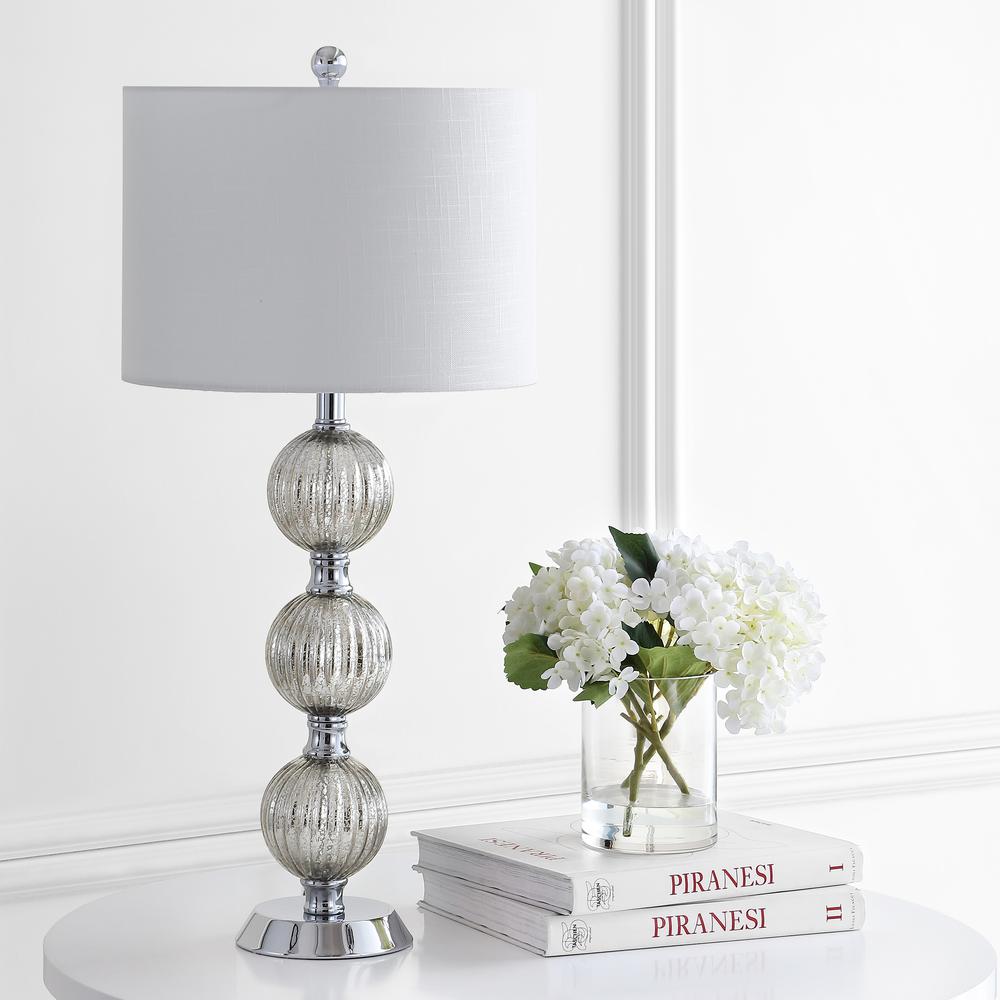 Rita Silvered Orbs Glassmetal LED Table Lamp. Picture 6