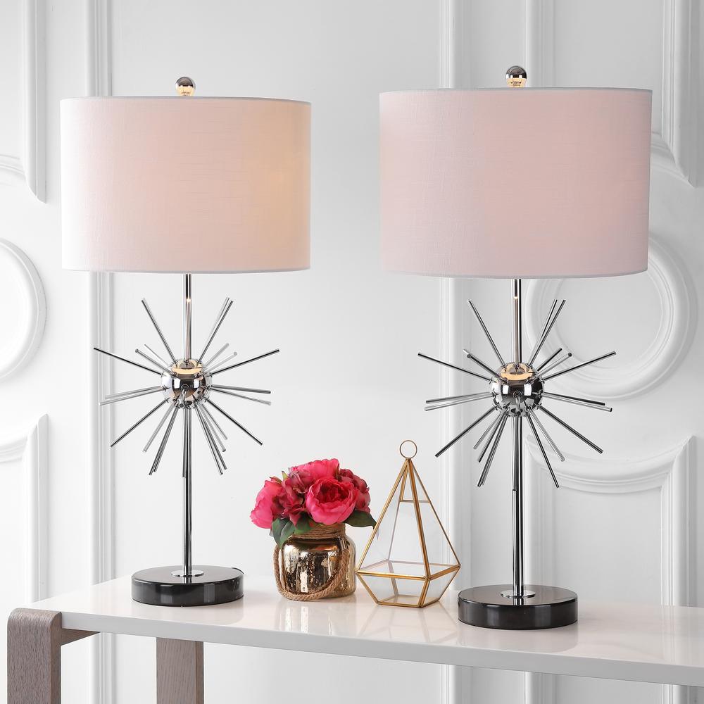 Aria Metal/Marble LED Table Lamp (Set of 2). Picture 5
