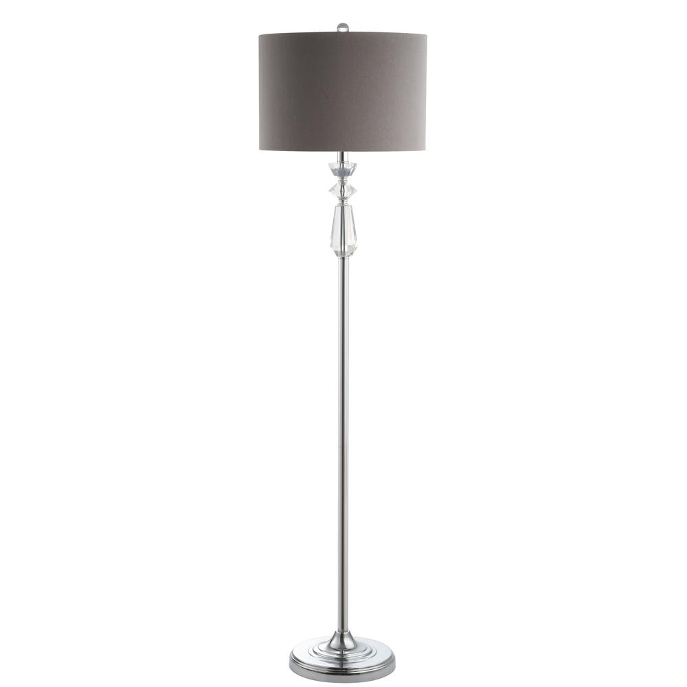 Layla Crystal Metal LED Floor Lamp. Picture 2