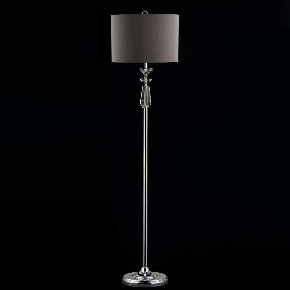 Layla Crystal Metal Led Floor Lamp. Picture 4