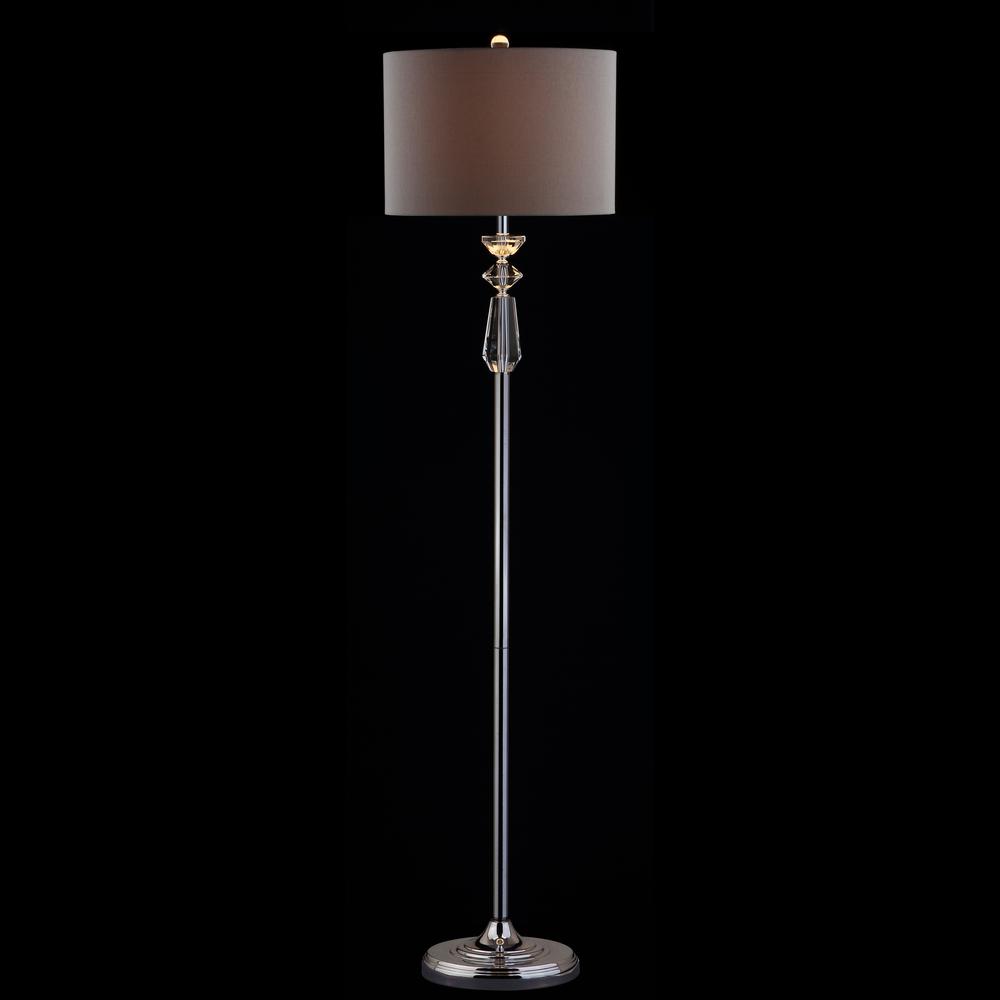 Layla Crystal Metal Led Floor Lamp. Picture 3