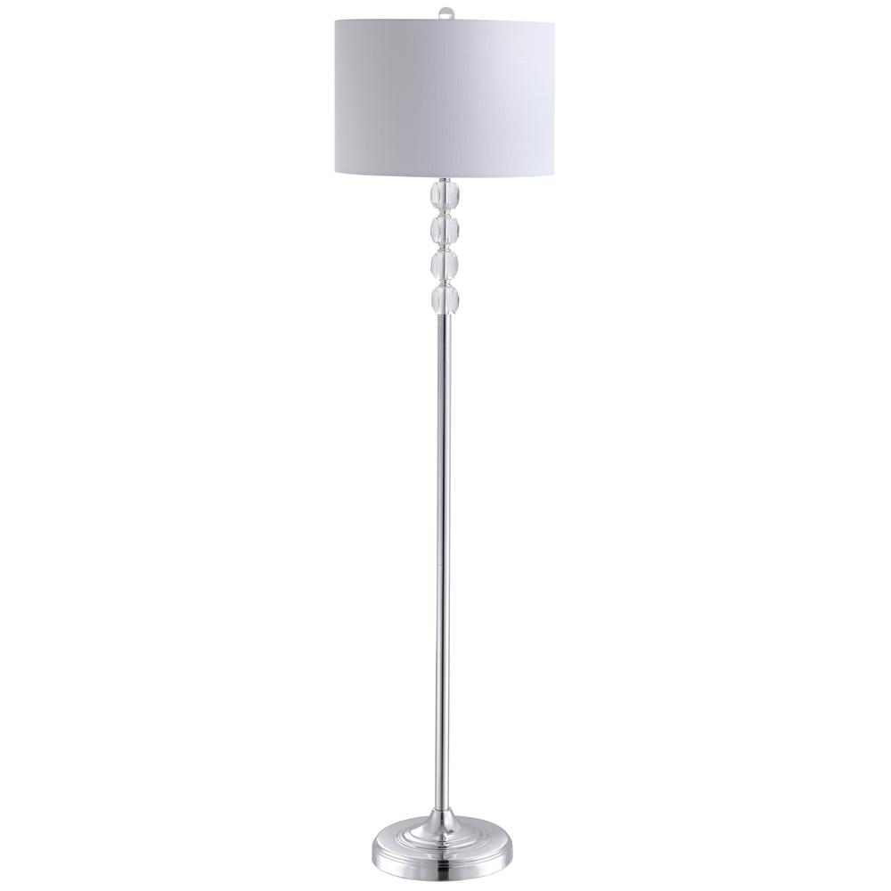 Aubrey Crystal Metal LED Floor Lamp. Picture 2