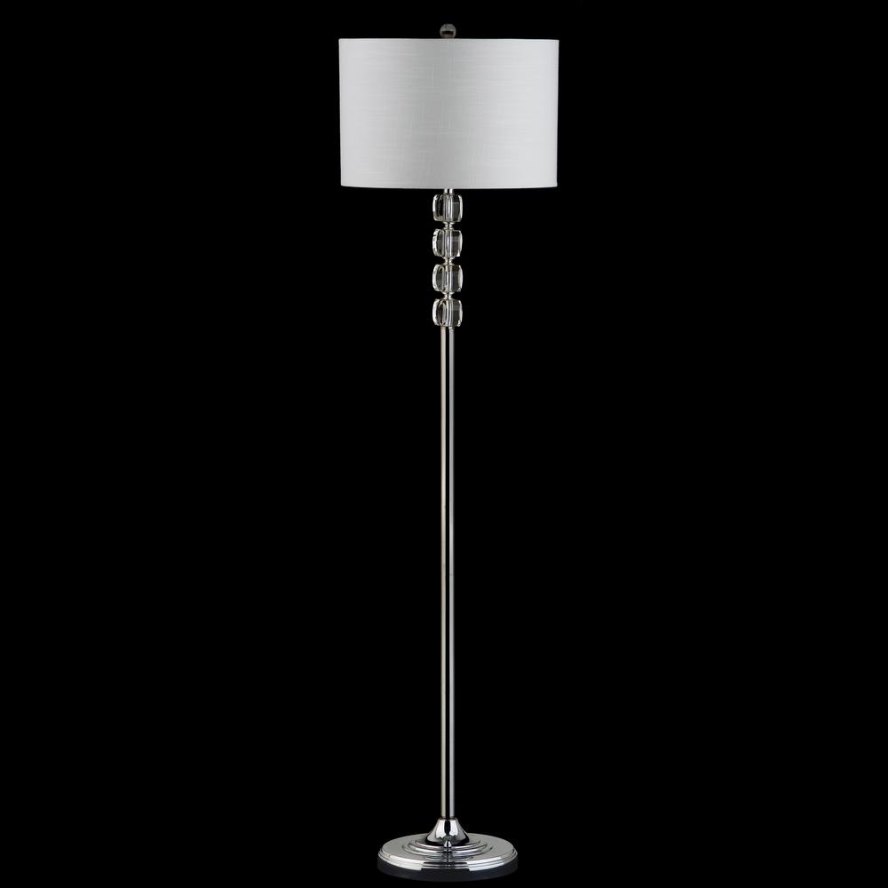 Aubrey Crystal Metal LED Floor Lamp. Picture 4