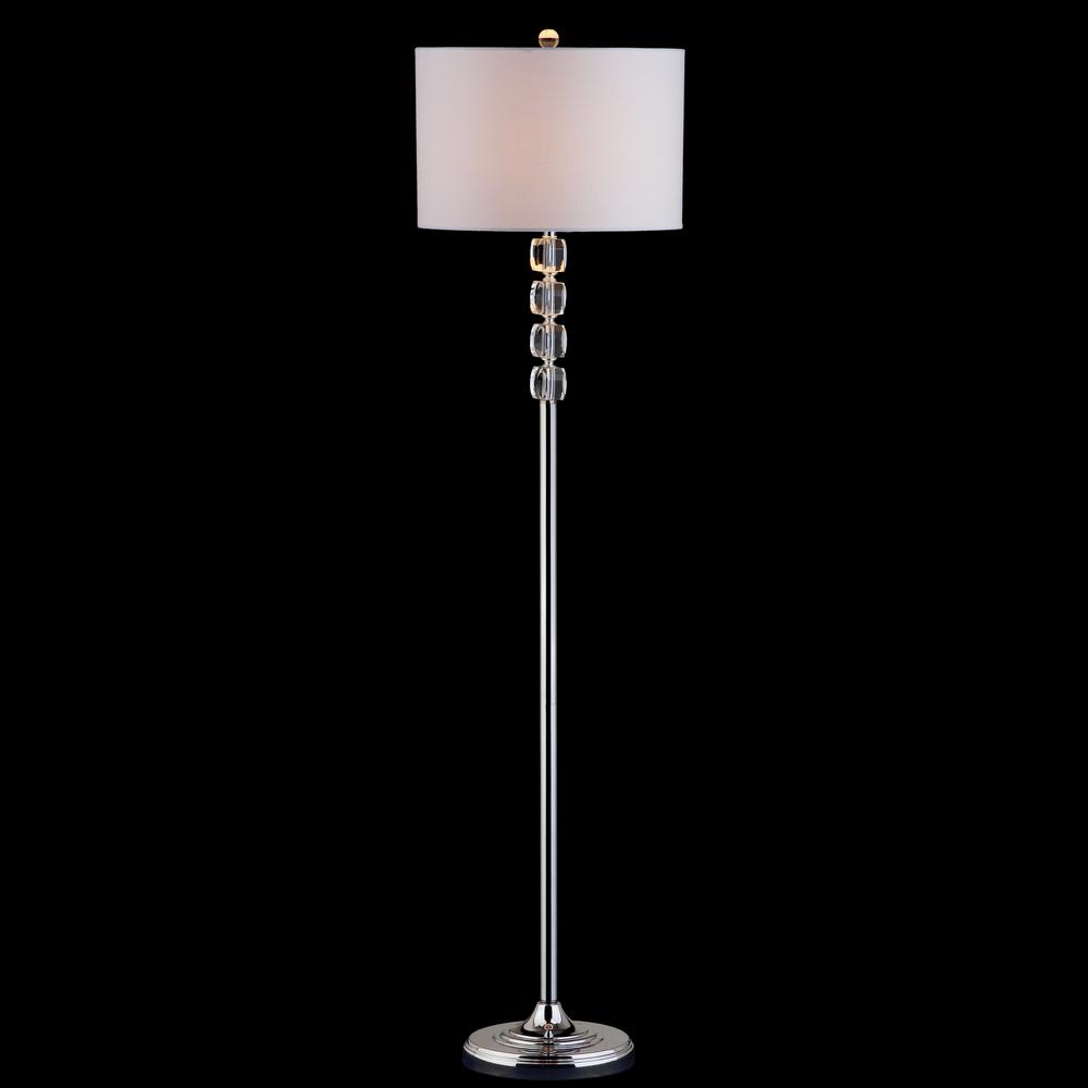 Aubrey Crystal Metal LED Floor Lamp. Picture 3