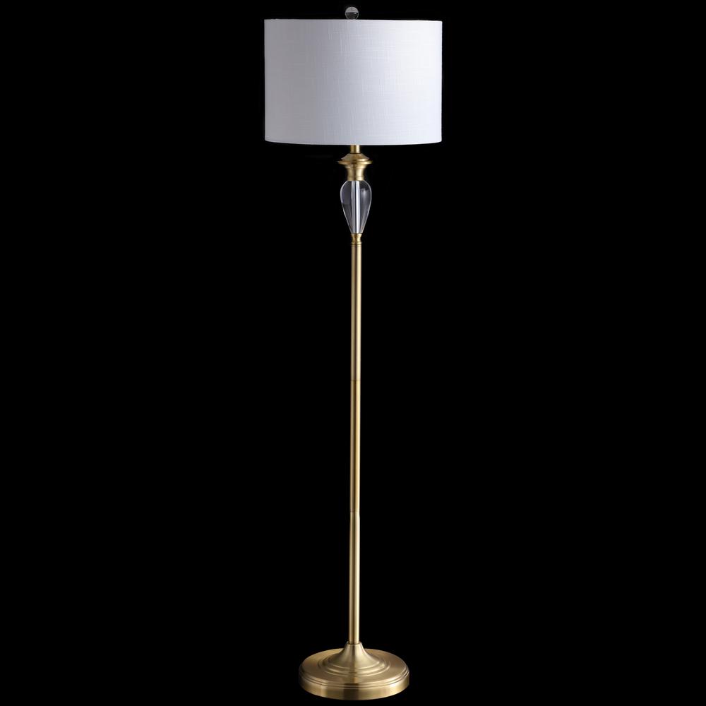 Evelyn Crystal Metal LED Floor Lamp. Picture 4