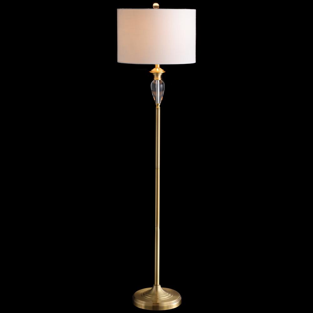 Evelyn Crystal Metal LED Floor Lamp. Picture 3