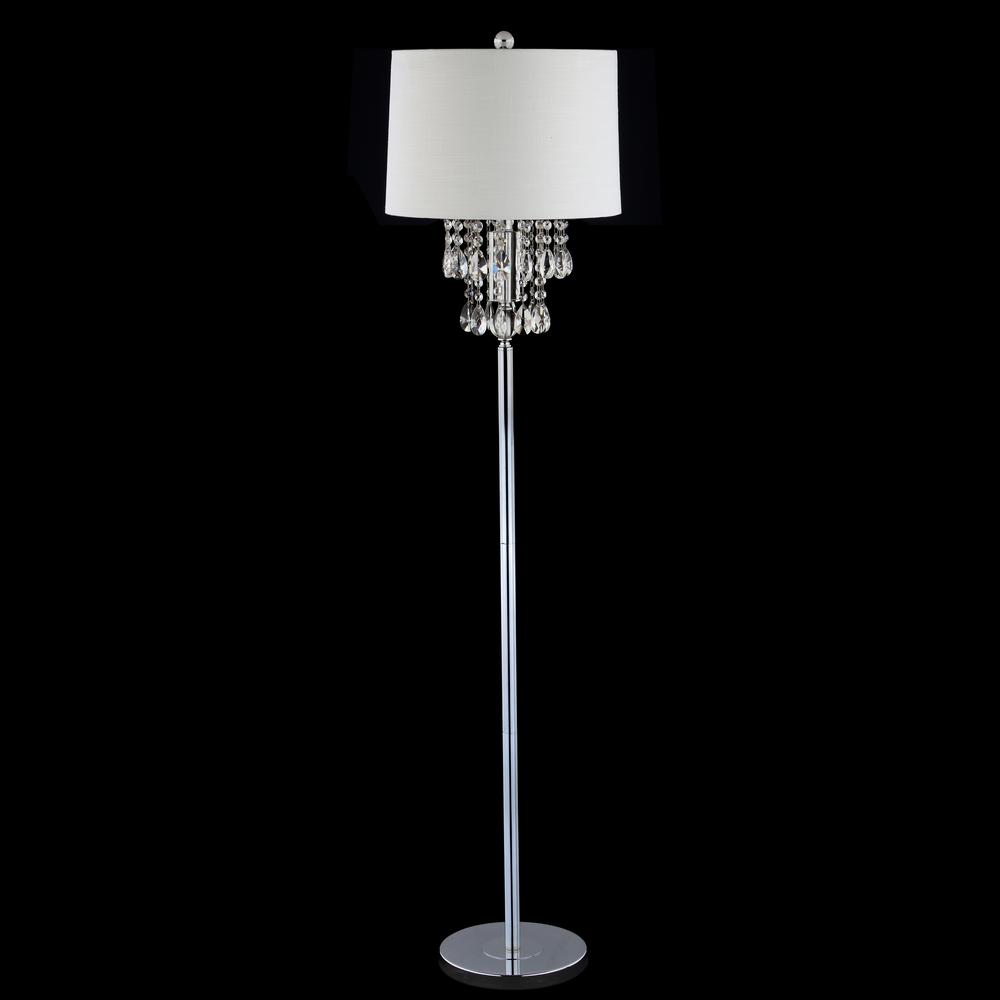 Abigail Crystal Metal LED Floor Lamp. Picture 4