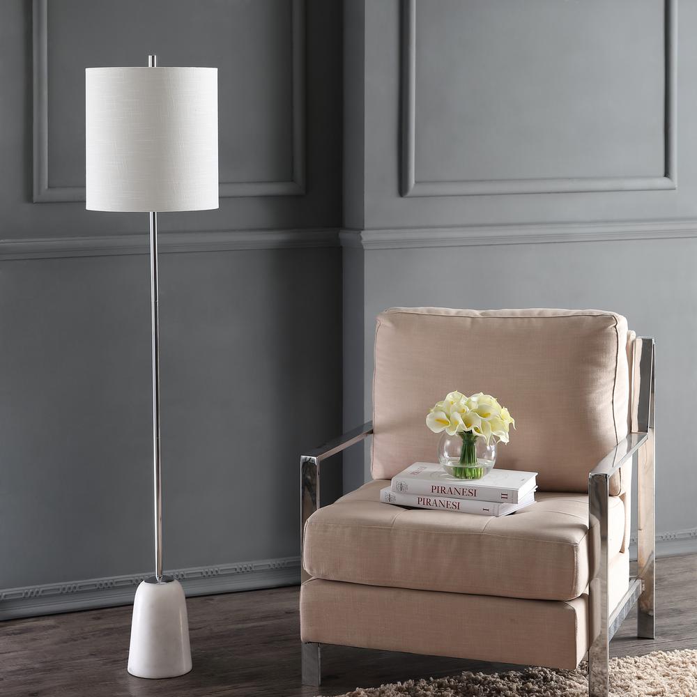 Lincoln Marble/Metal LED Floor Lamp. Picture 6